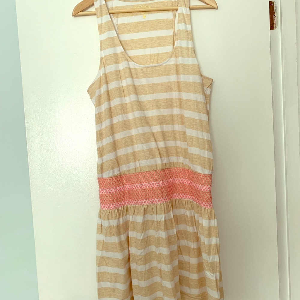 Lilly Pulitzer Tideline Dress In Heathers Sand